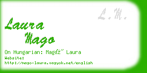 laura mago business card